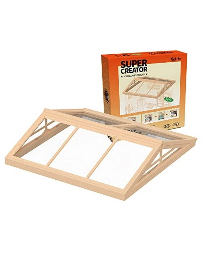 Rolife Roof For Super Store Series Super Creator Accessories - Construction Wood