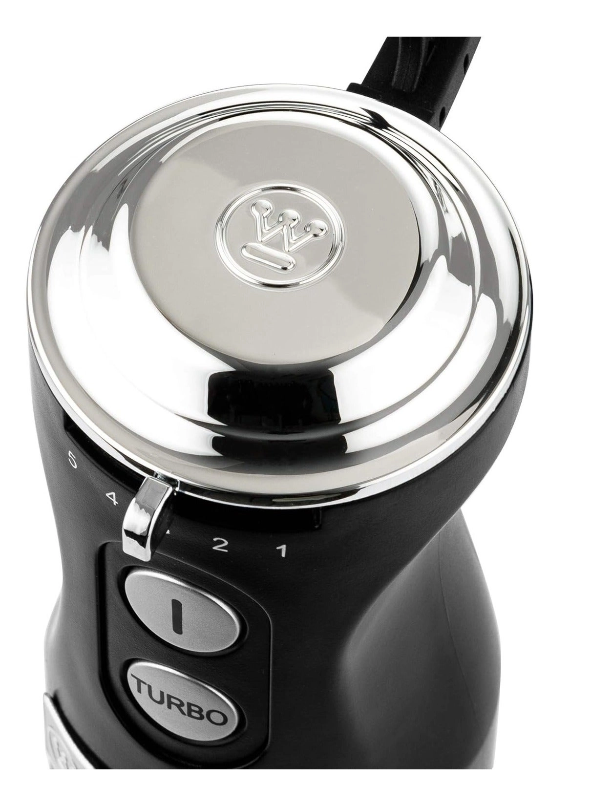 Retro Hand Blender - Stainless Steel, Turbo Mode, Soft Grip