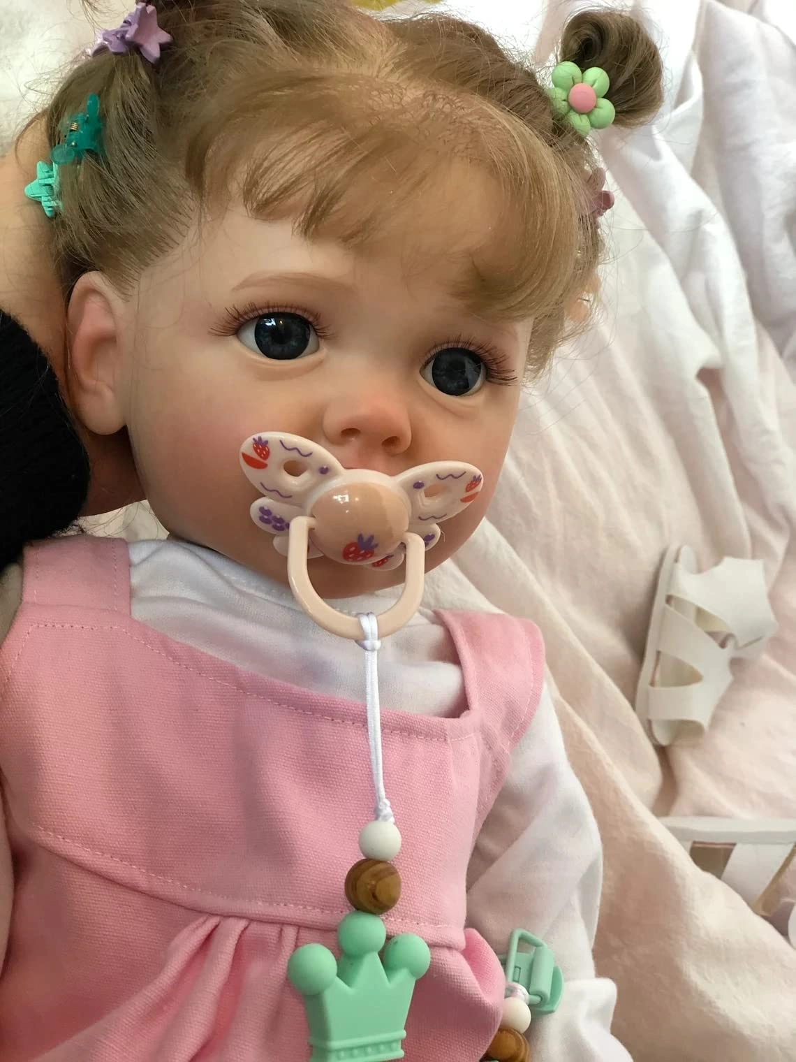 Reborn Baby Doll - 22 Inch 55cm Silicone Girl Ages 3+