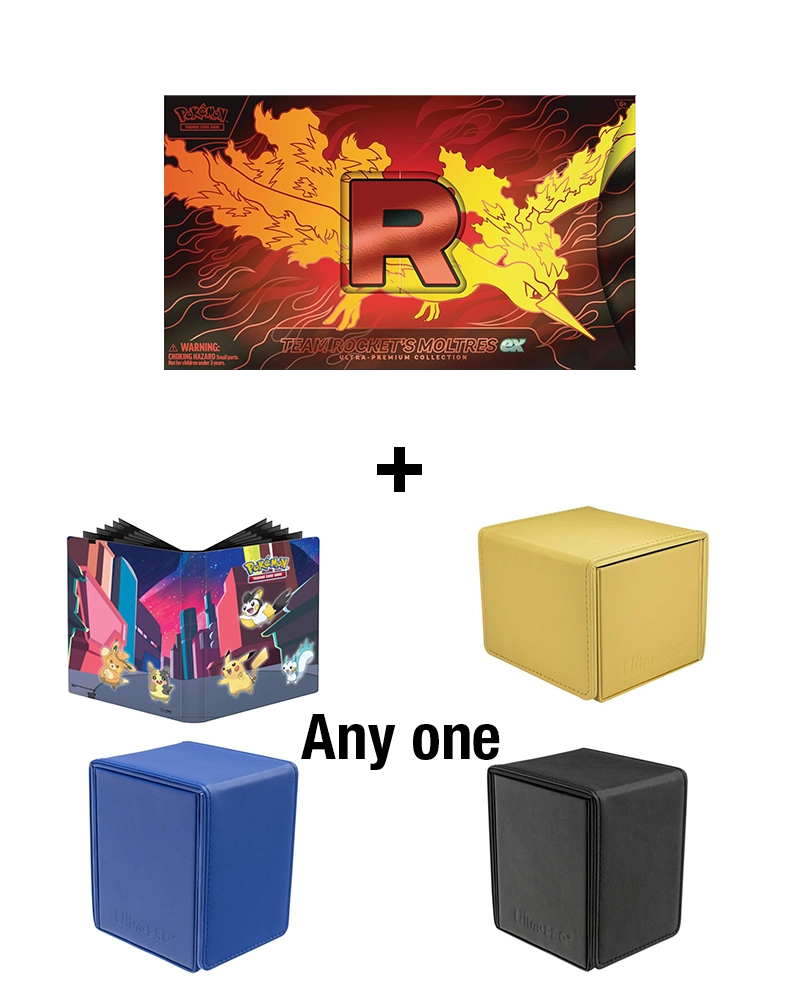 Team Rocket’s Moltres ex Ultra-Premium Collection - English 18pcs