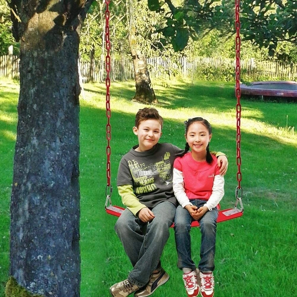 Outdoor Swing Set - Seat Colorful Chain