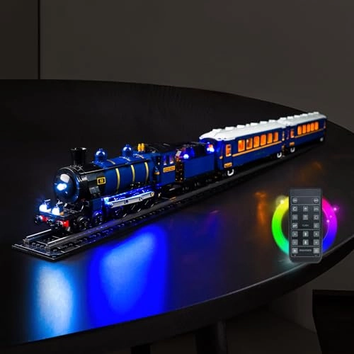 Remote Control LED Light Set - Copper for LEGO The Orient Express Train 21344 5V