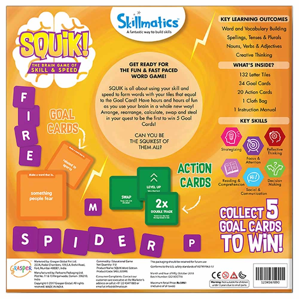 Squik Sentence + Squik Word - Card Game