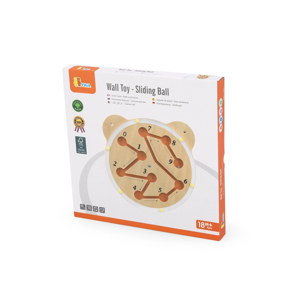 Wooden Wall Toy - 2+ Years