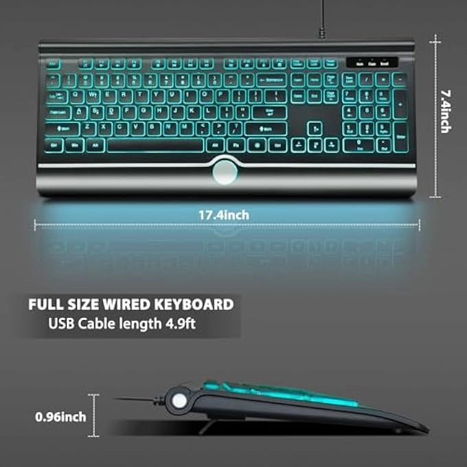 LARGE PRINT BACKLIT KEYBOARD