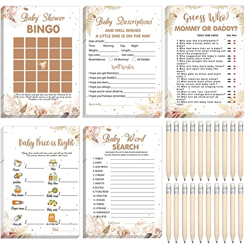 Baby Shower Games - Kid 145 pieces