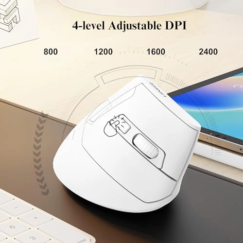 Vertical Wireless Mouse - Bluetooth