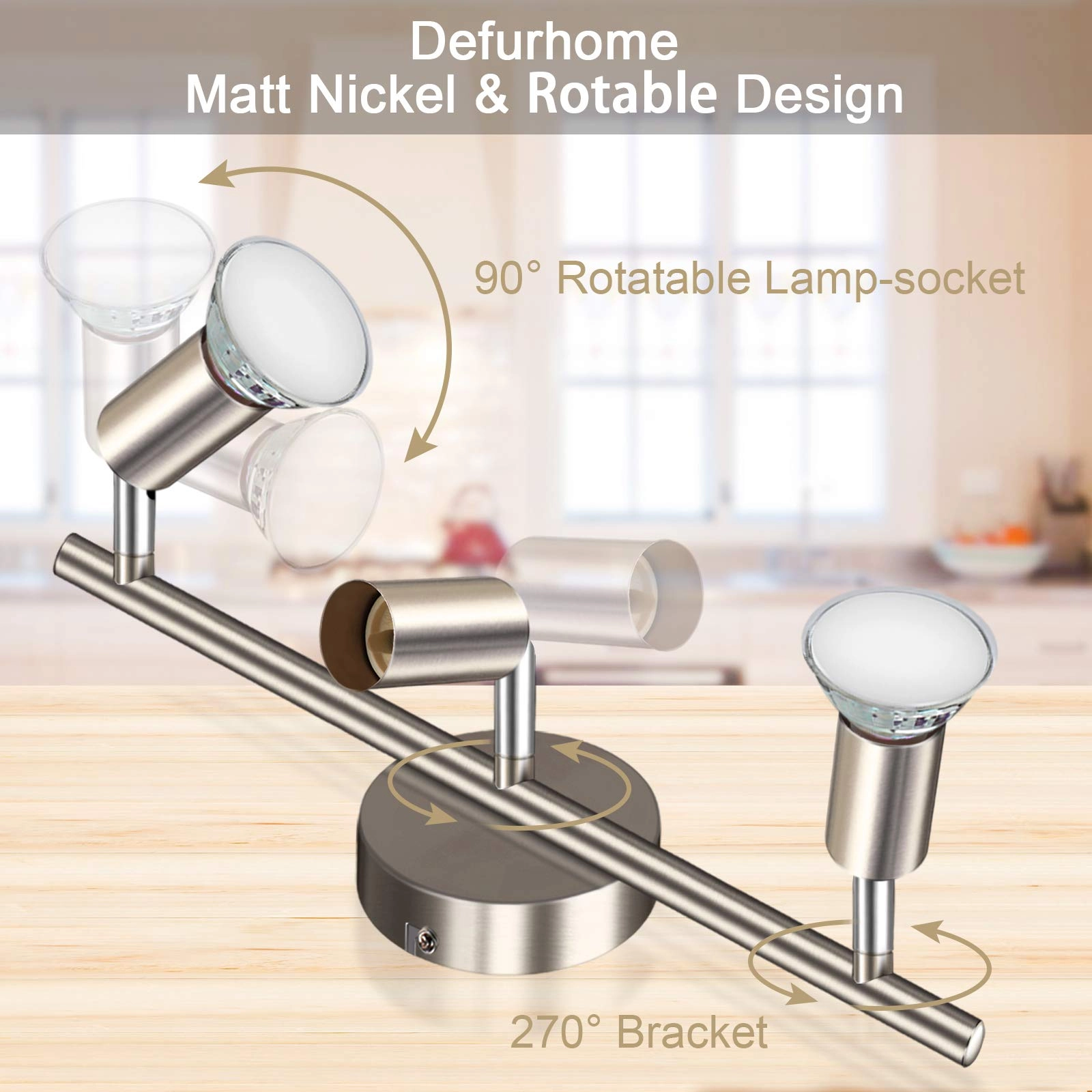 LED Ceiling Light - 6000 K Dimmable