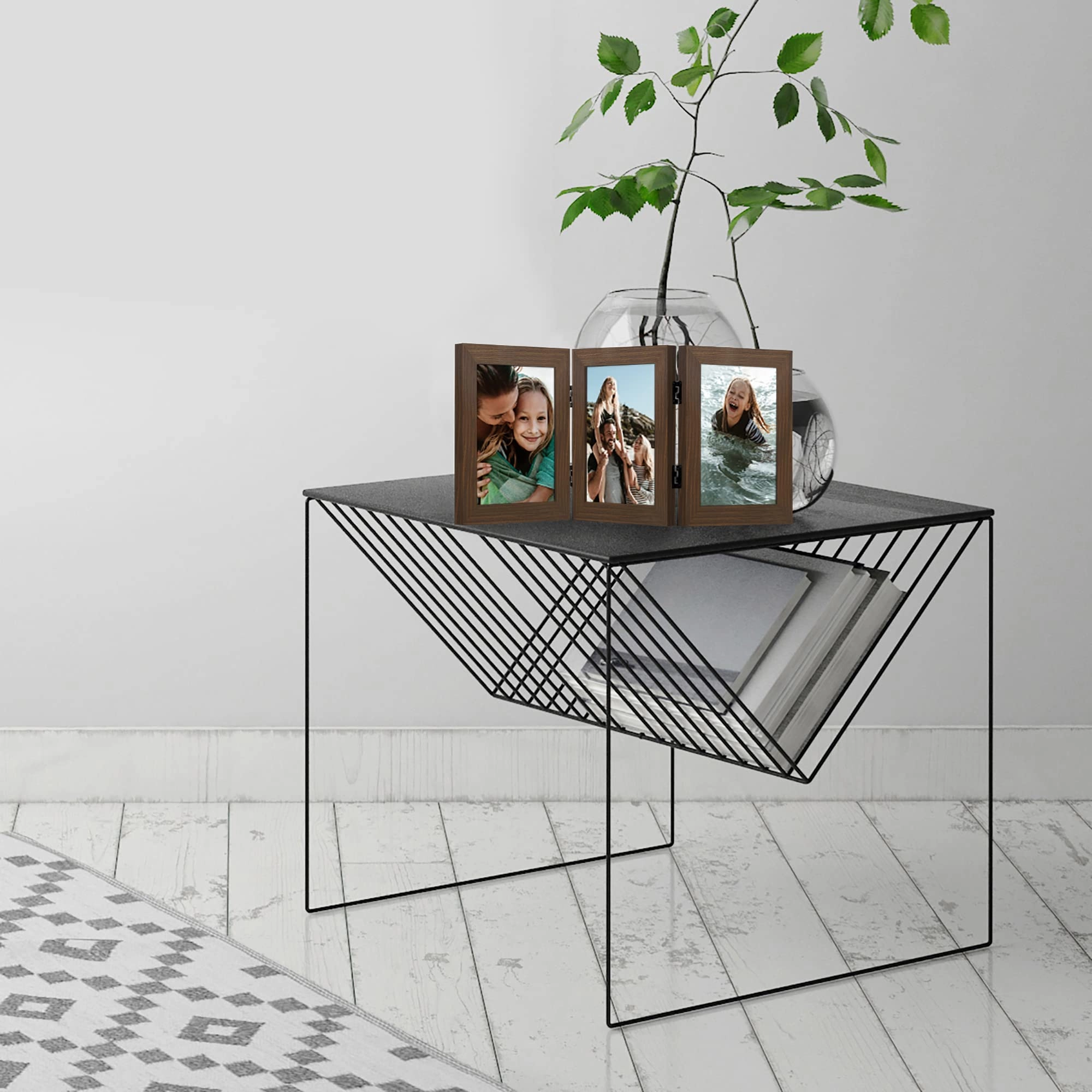 Hinged 3 Picture Frame - 5X7