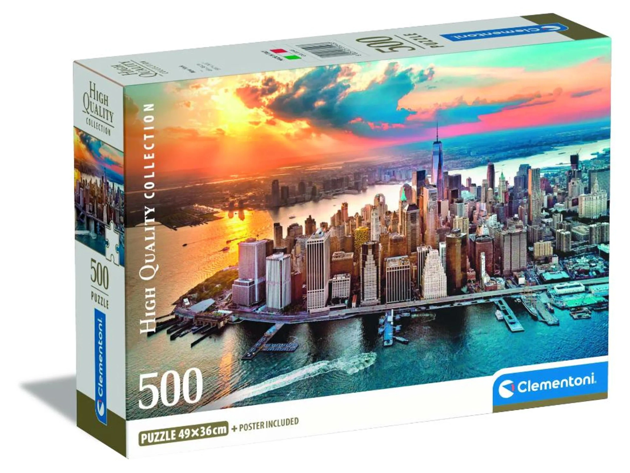 Clementoni HQC New York Puzzle (ALGT-35543) - 500 pcs