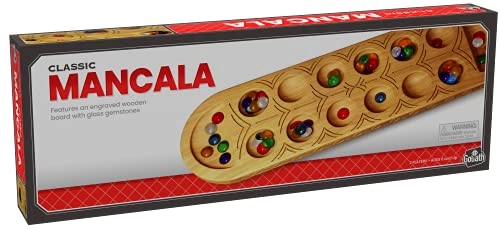 Classic Mancala - Fullsized Solid Wooden Board