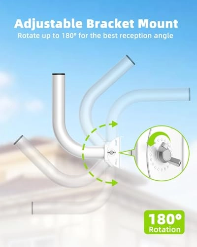 Universal Wireless Bridge Bracket Mount - 4 Pack Starlink