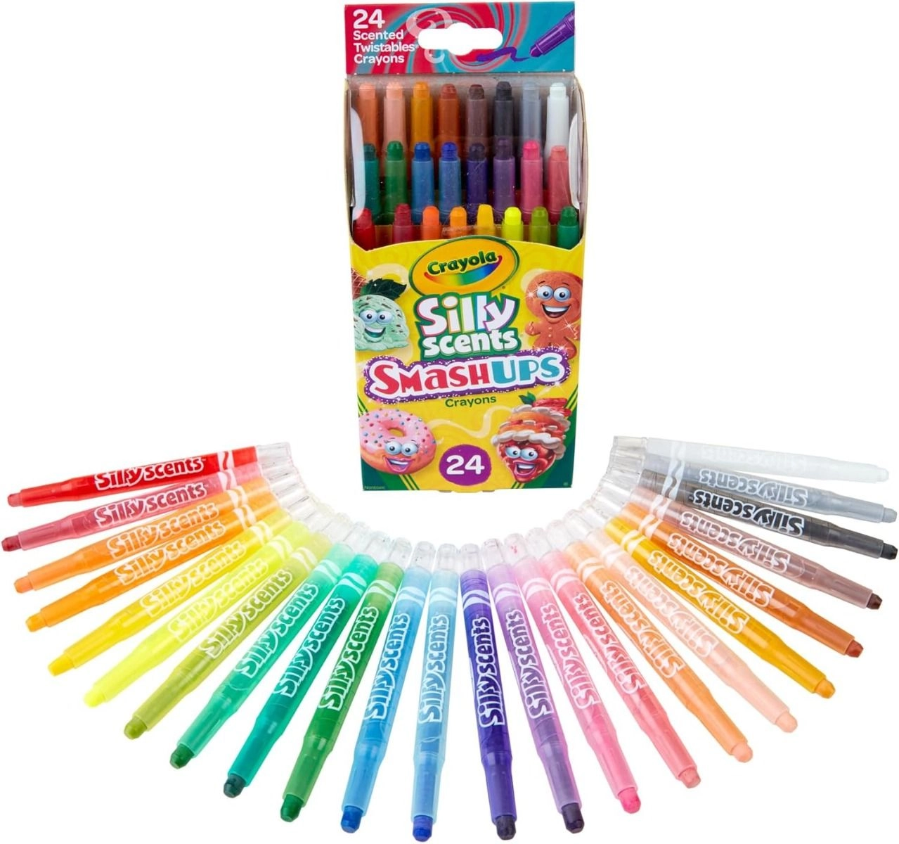 Crayola Mini Twistables Scented Smashups Crayons - 24ct