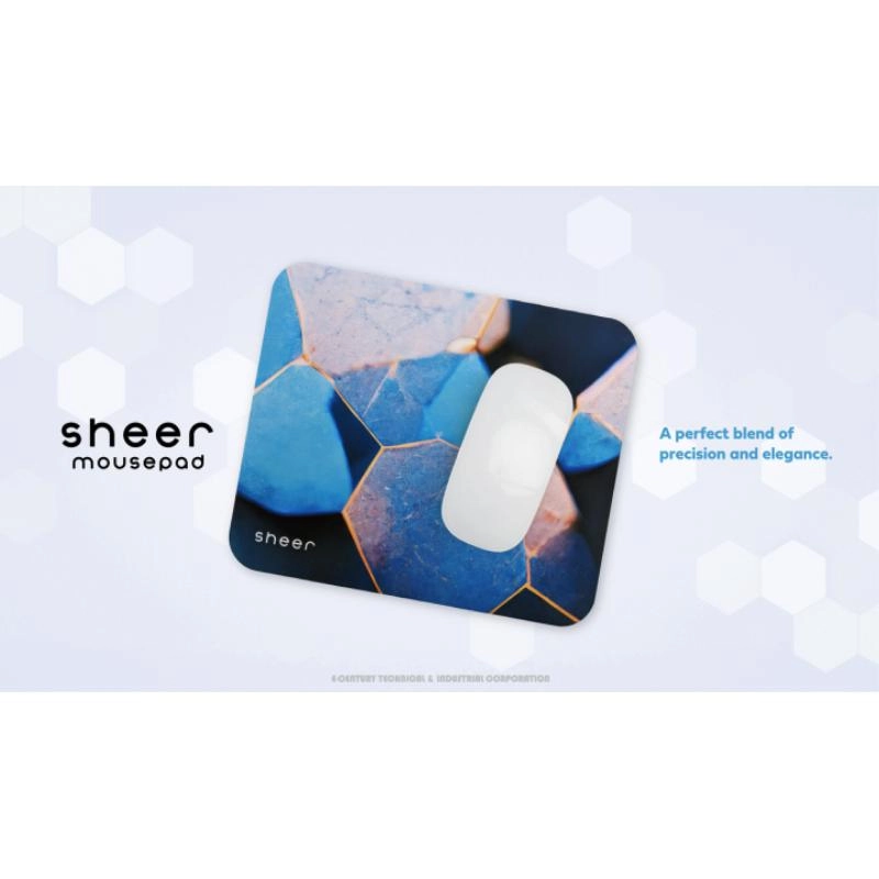 Sheer Microfiber/Silicone Mouse Pad - 22x18 cm