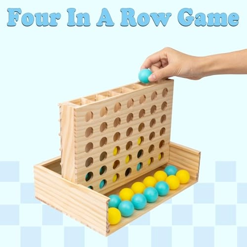 Two-in-one 4 in a Row & Bounce Ball Games