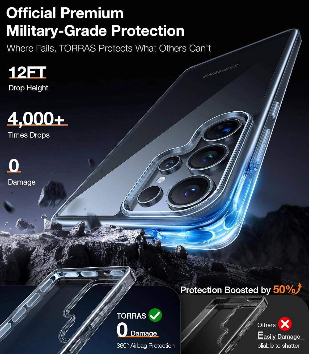 S25 Ultra Clear Case with MagSafe for Samsung Galaxy S25 Ultra