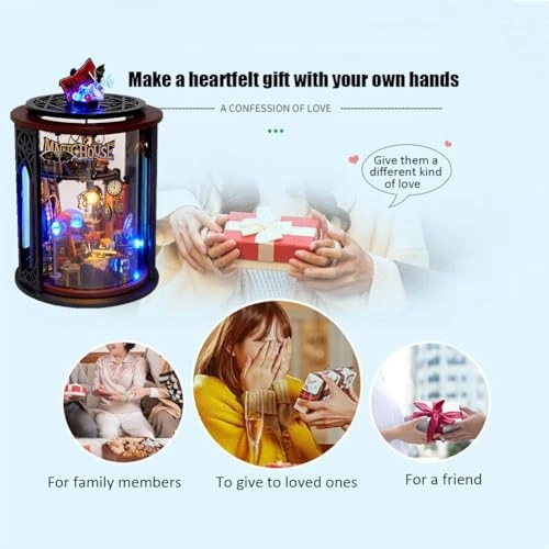 Magic House - 3D Mini Dollhouse Musical Movement