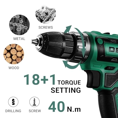 Power Drill - 1.5 Amp Hours 20 Volts
