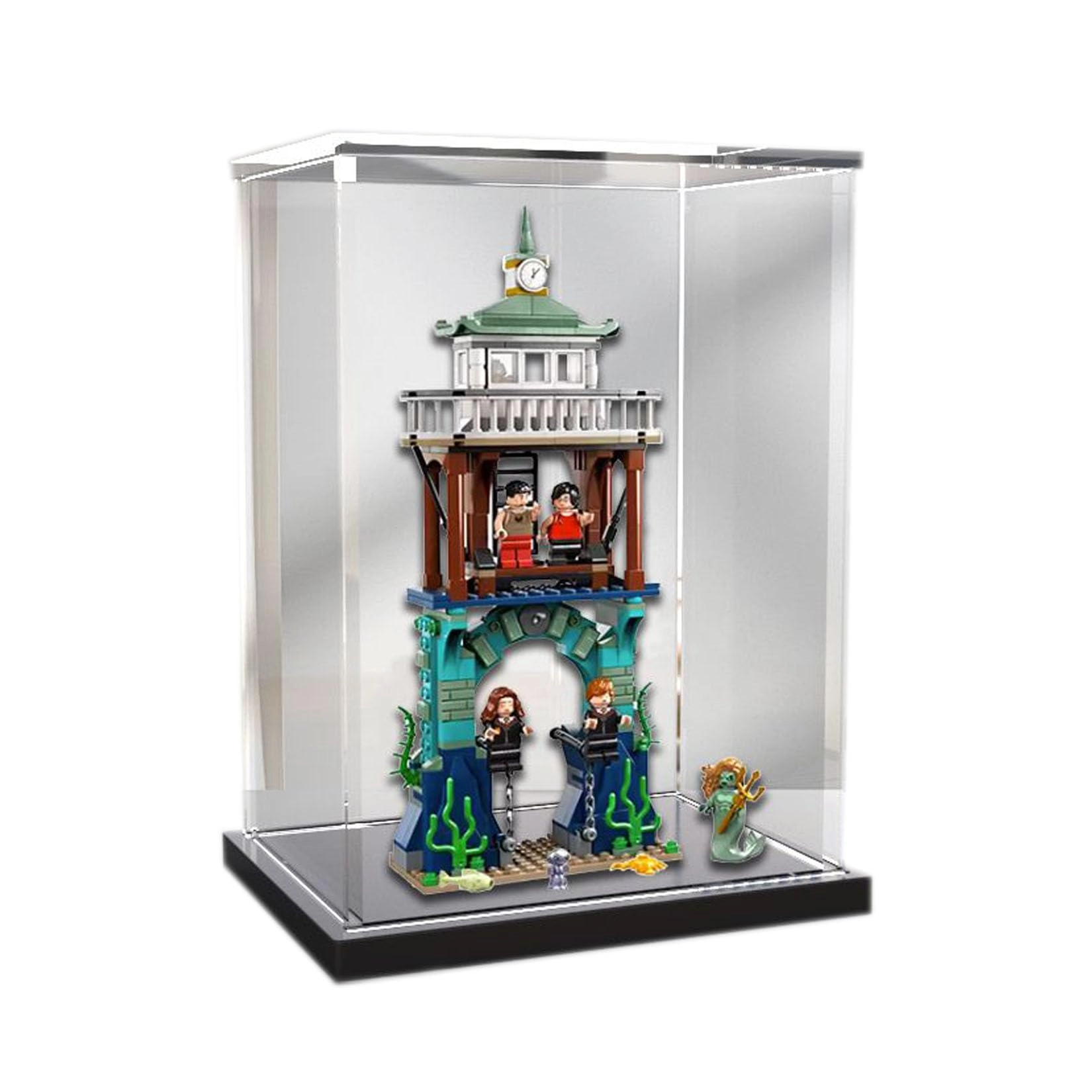 HALFS Acrylic Display Case - 5.9 x 3.9 x 13.8 inches 3mm Transparent B