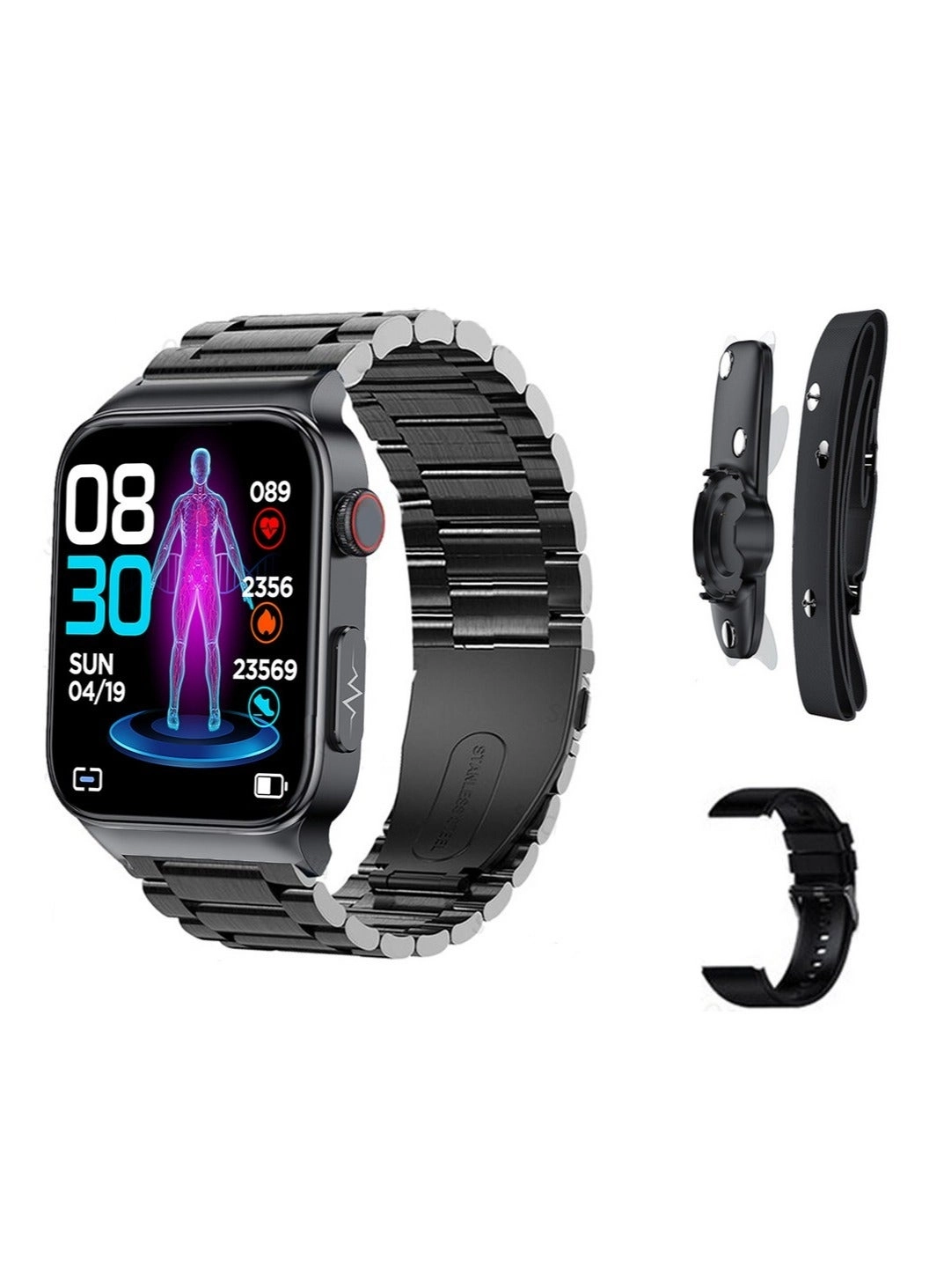 Health Smart Watch - Blood Glucose Monitoring Uric Acid Heart Rate