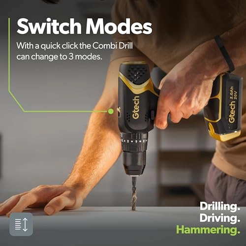 Combi Drill - 20 Volts Battery Powered