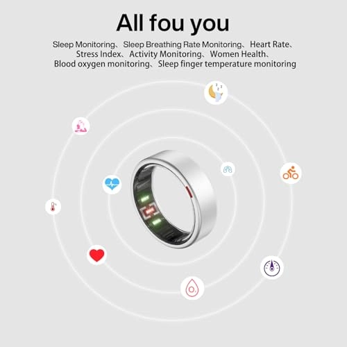Gen 2 Smart Ring - 24/7 Health Monitoring Heart Rate Sleep