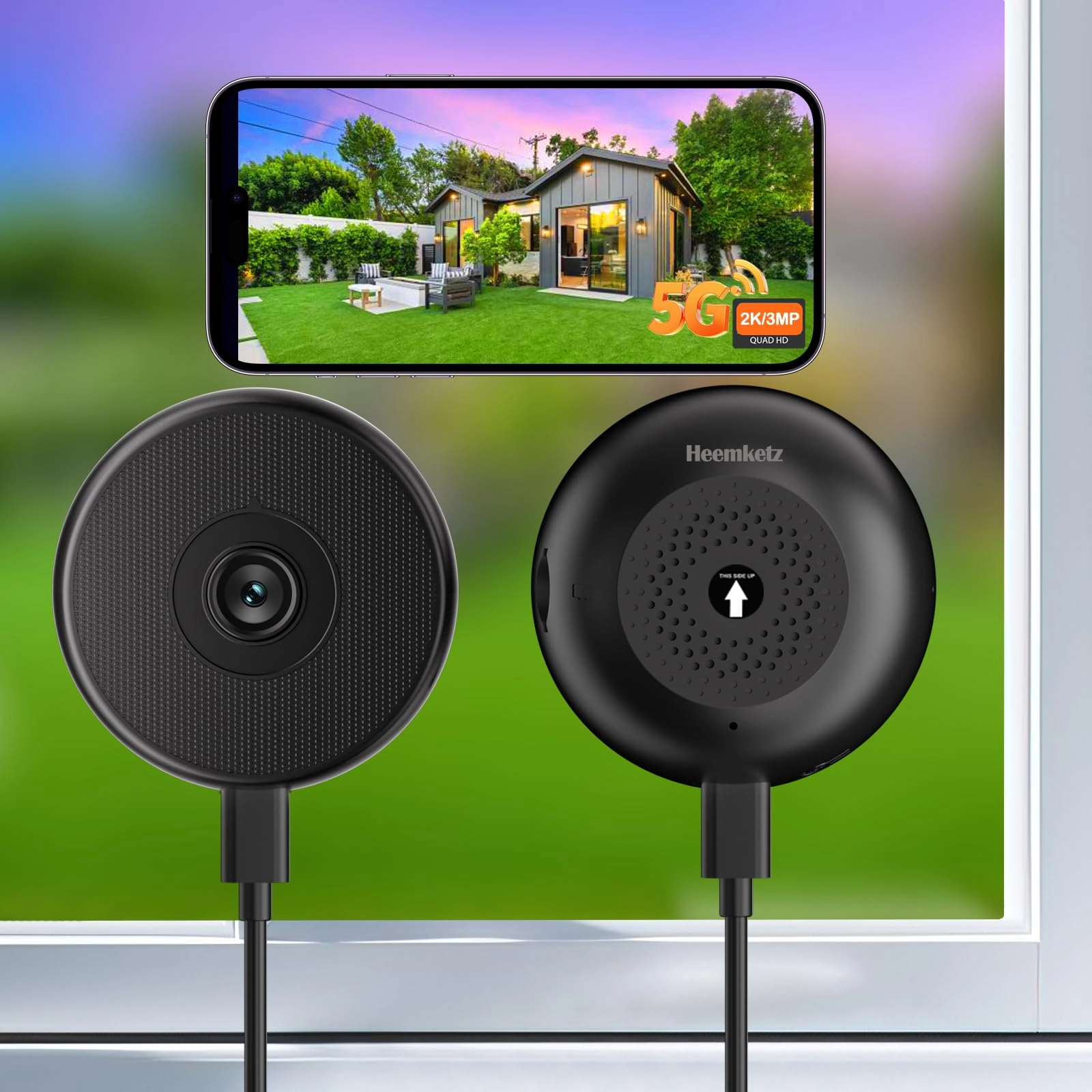 Heemketz Window Camera 2K Pack