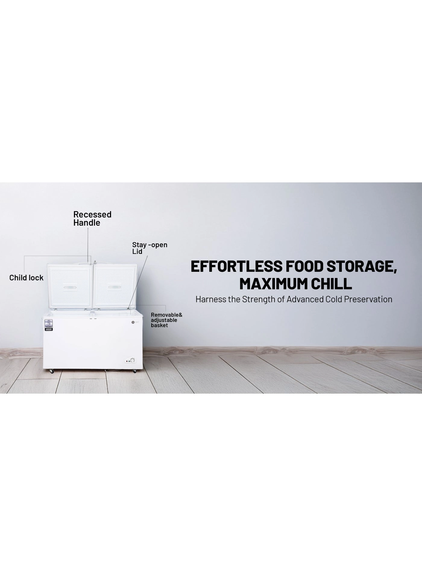 AFRA AF-4500CFWT - Direct Cooling Manual Defrost