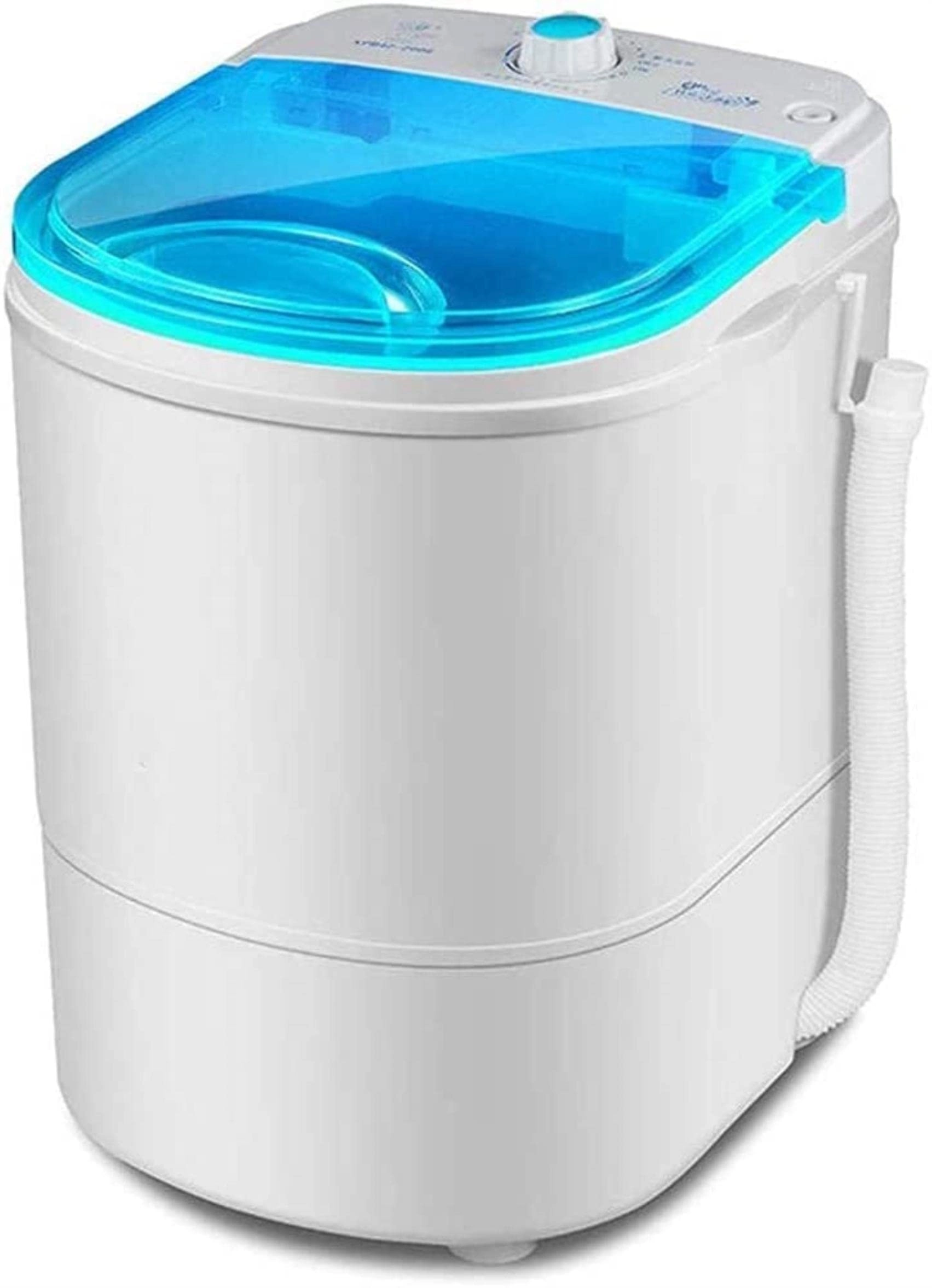 AADECOR Portable Washing hine, Ultrasound Folding Fully Automatic Laundry hine, Turbine Washer, Low Noise, Mini,Place it anywhere, store easily, blue,pink,Blue