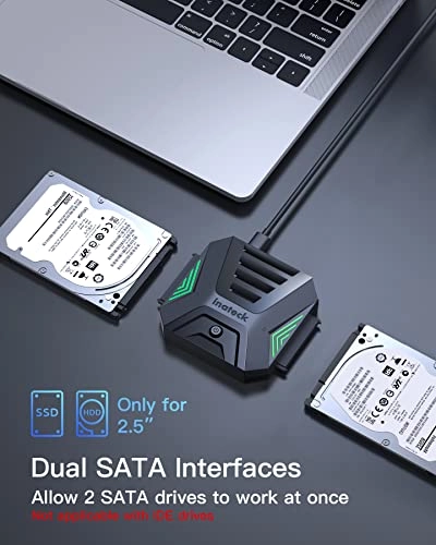 USB to SATA Adapter - 2 x 2.5 Inch