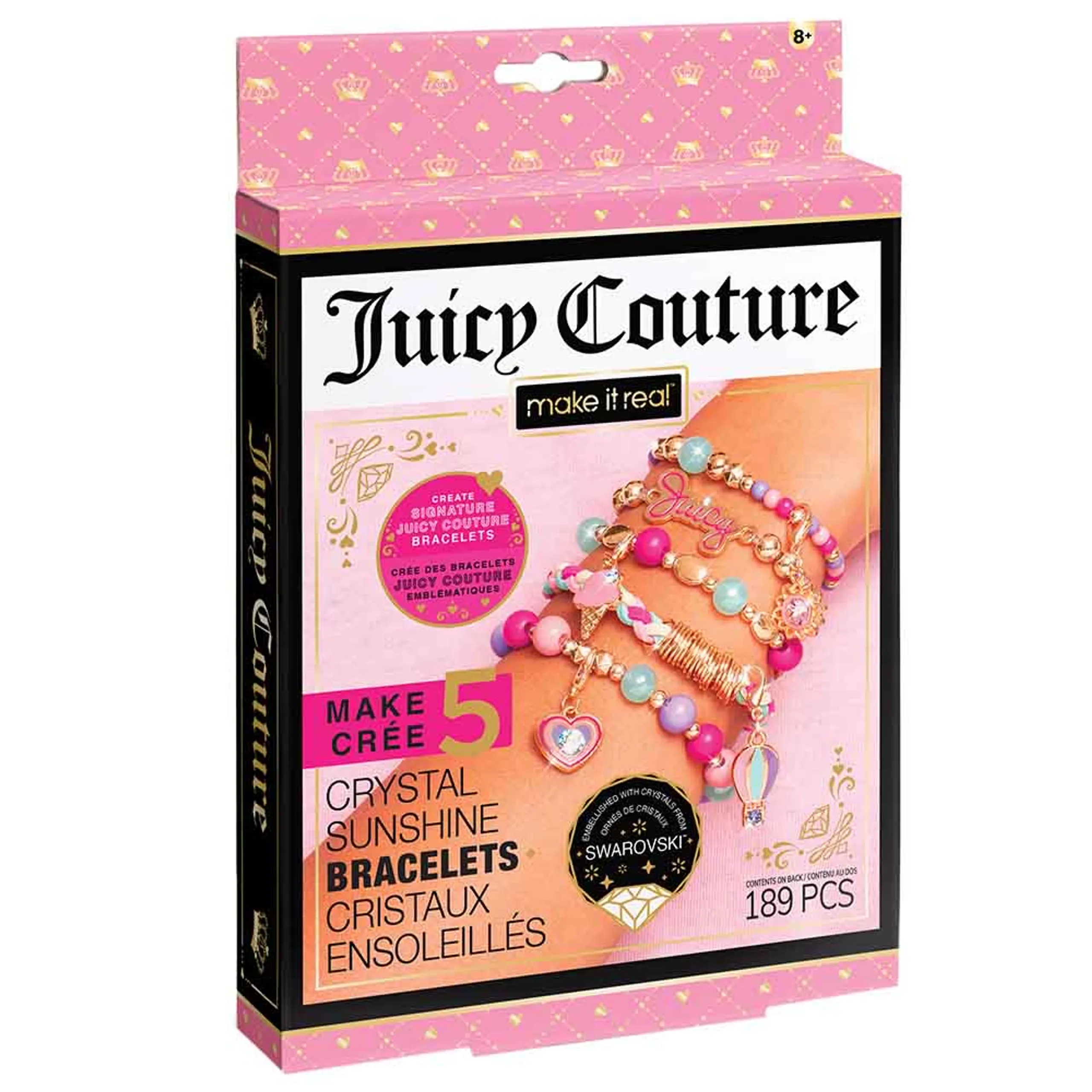 Juicy Couture Mini Crystal Sunshine Bracelets Kit - Suitable for 8 years and above