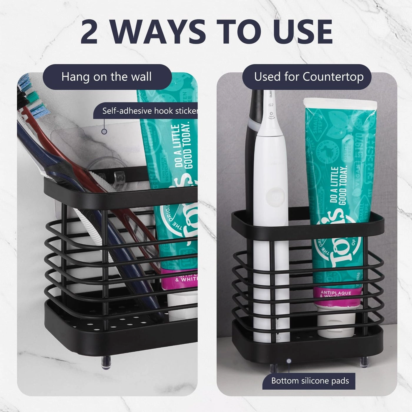 Toothbrush Holder - Wall Mounted