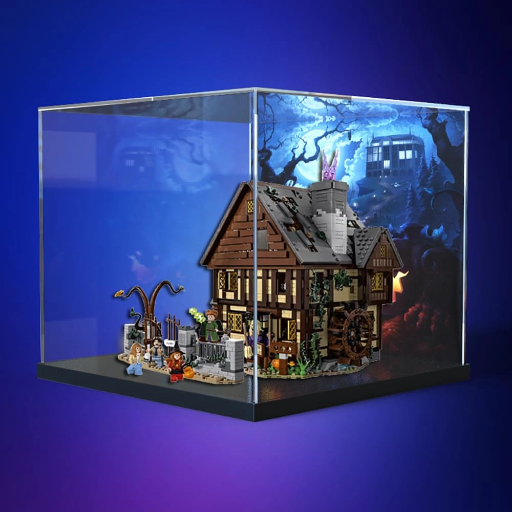 Lego 21341 Magic House Display Case - 35x30x35cm White