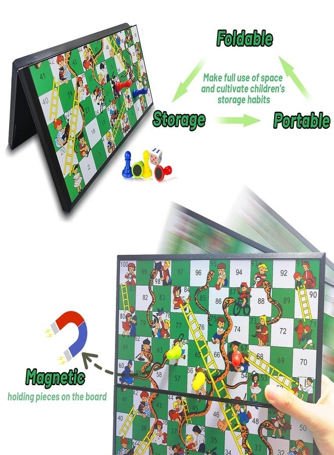 Snakes And Ladders - Magnetic Folding Lightweight Storage Box
