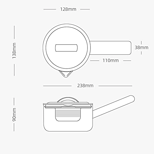 Teapot set - high borosilicate glass 500mL