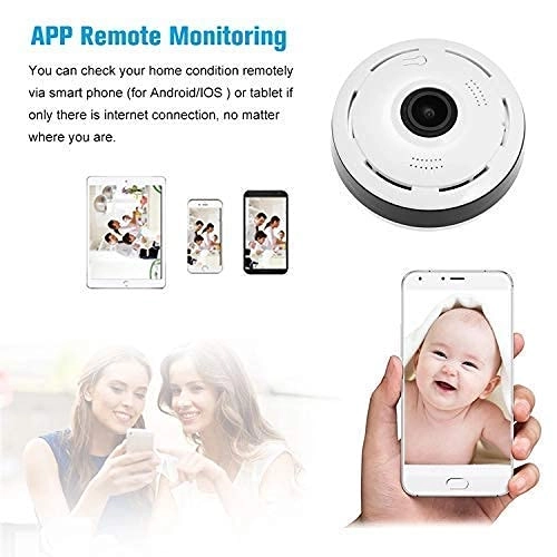 360 Degree View Smart WiFi Wireless IP CCTV Security Camera