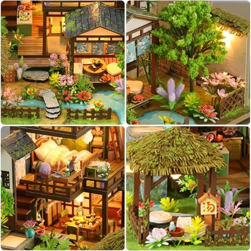 Villa Tiny House Kit - Wooden LED Light