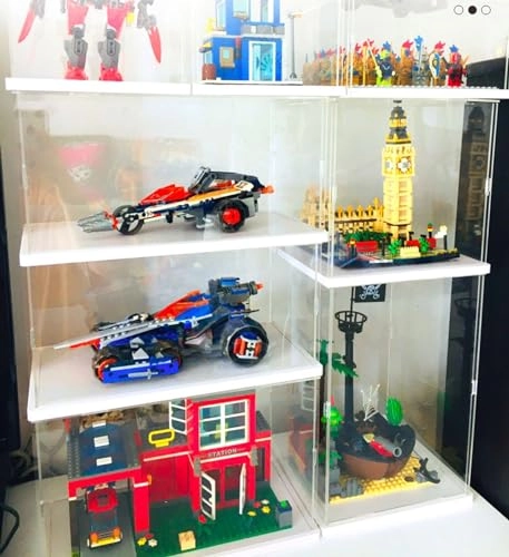 Acrylic display box - 80x35x105cm Black