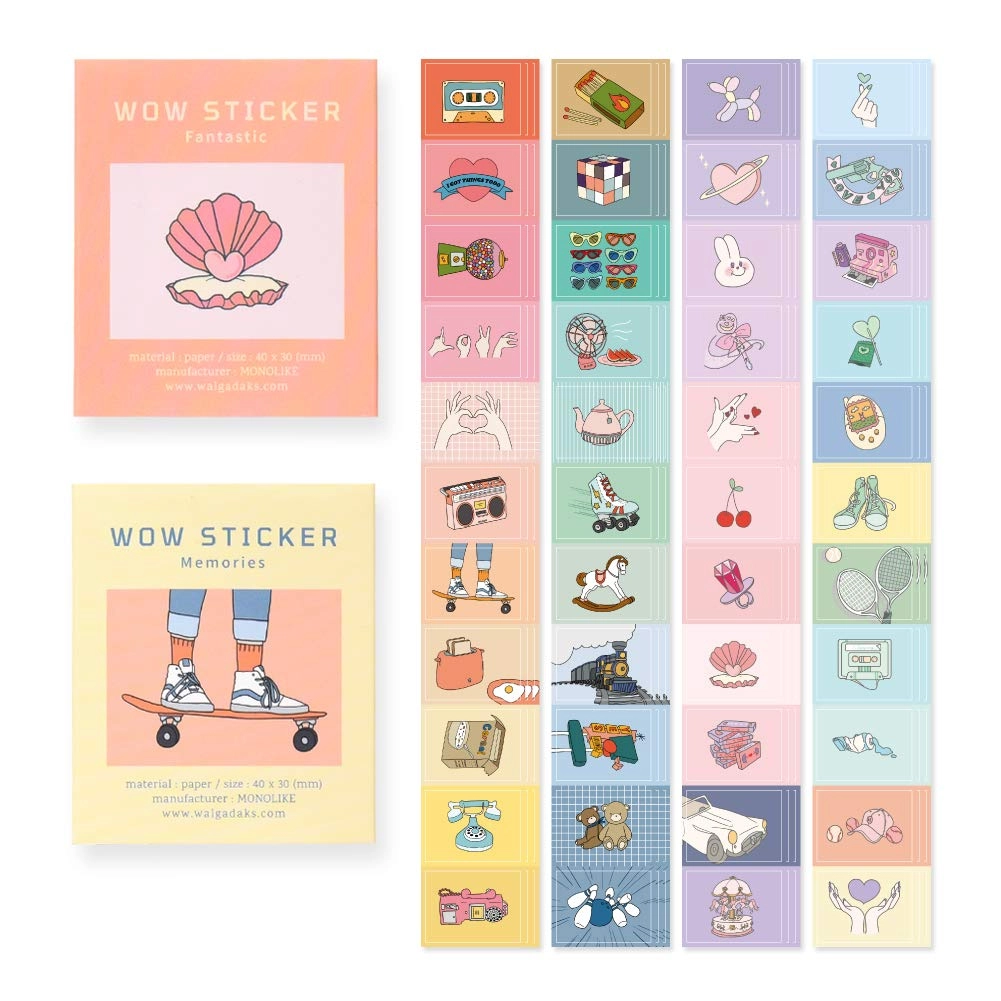 Monolike Children's Activities Activity Sticker Book 6 pcs
