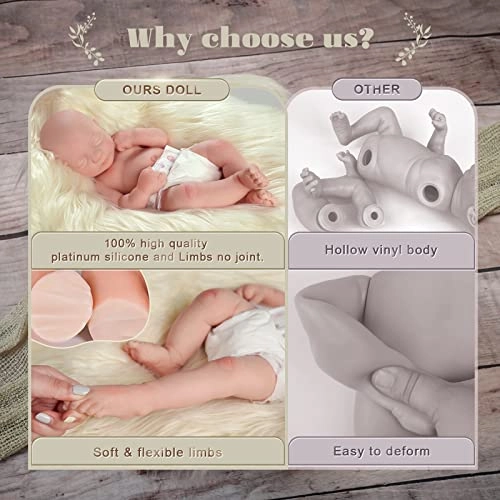 Reborn Baby Doll - 16 Inch Silicone Boy Ages 16+