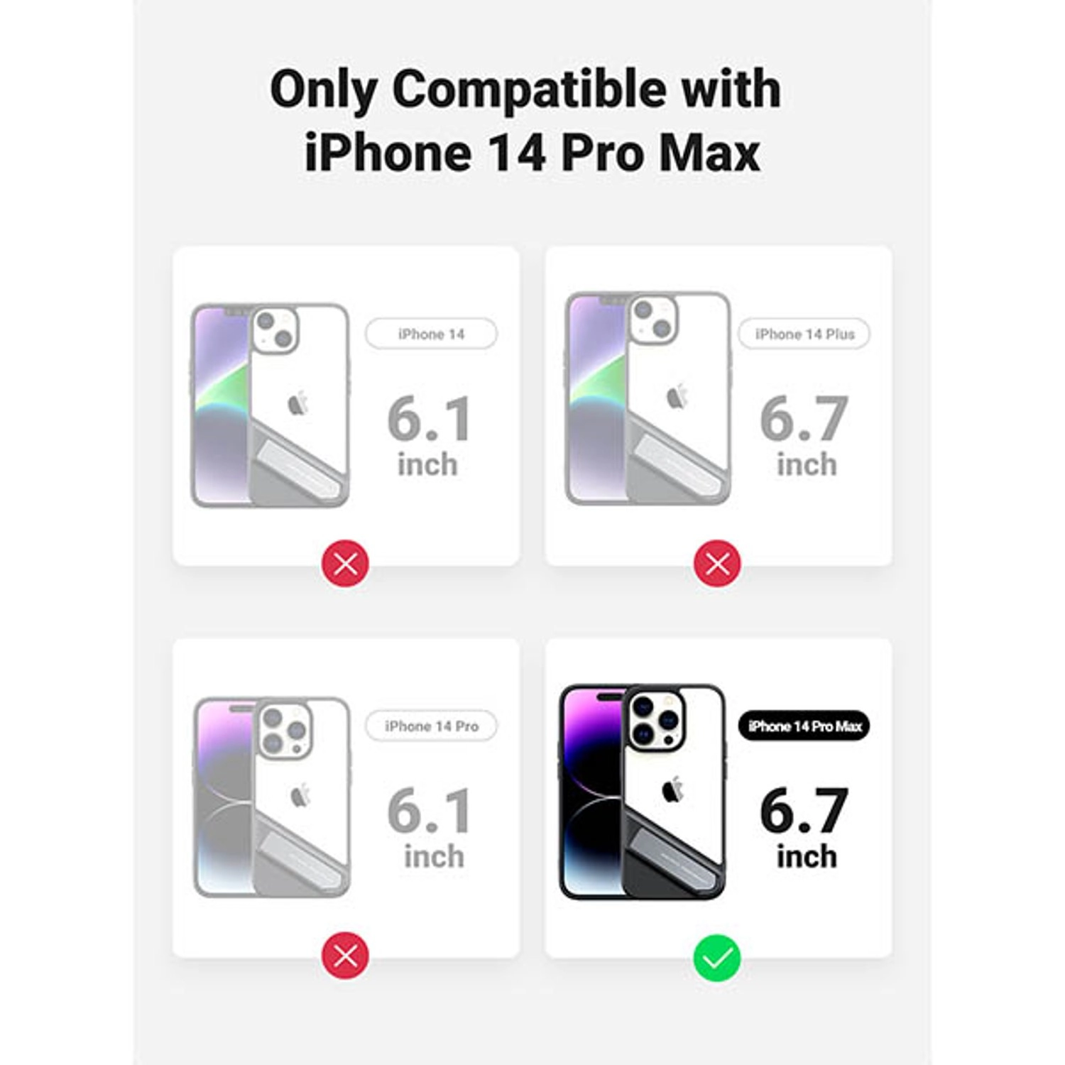 Kickstand Case for iPhone 14 Pro Max