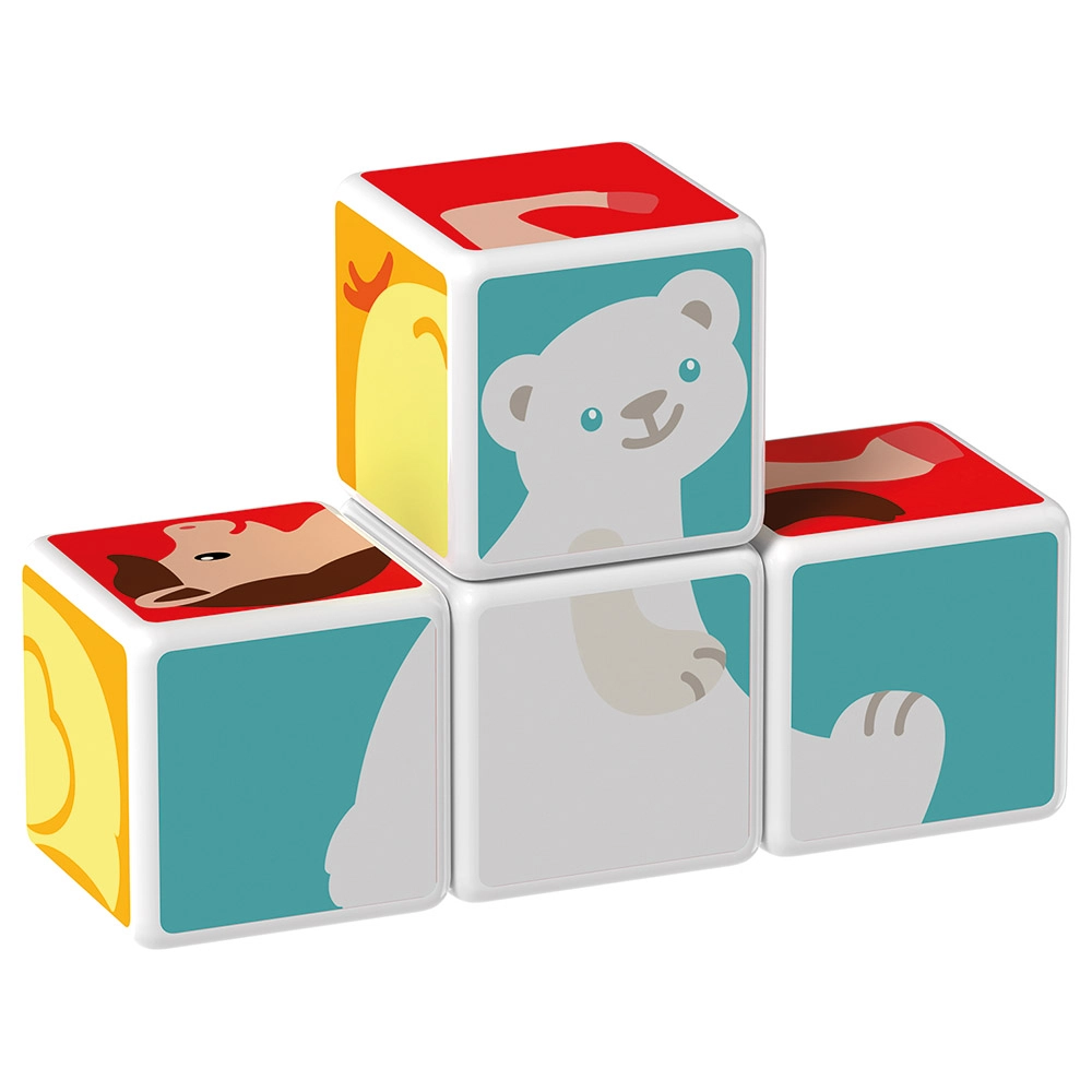 Printed Animal Friends Magicube - Suitable for 1.5 years and above 7pcs