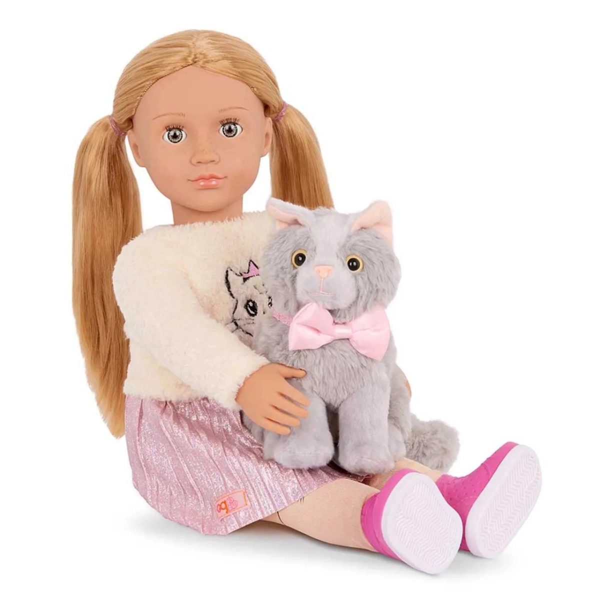 Sheela And Sammy Doll - Pet Kitten Playset 18 Inch Ages 3+