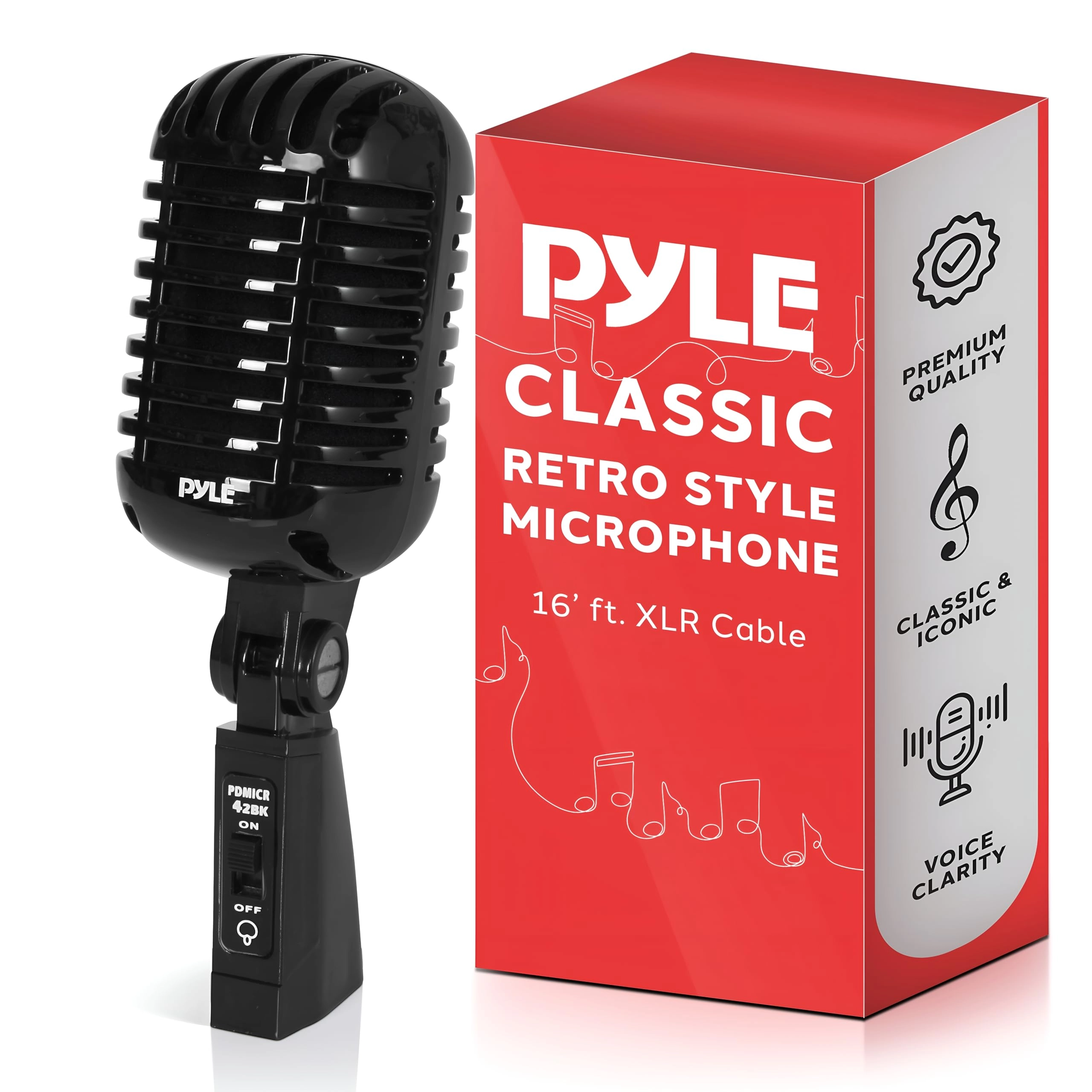 Sound Around PDMICR42BK Wired Microphone