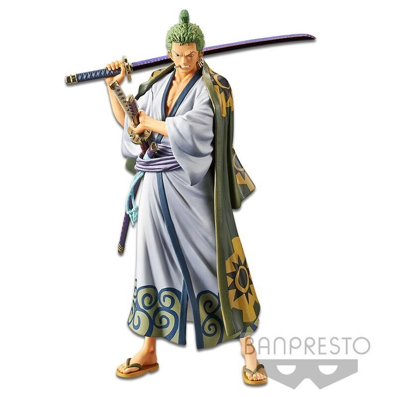 Roronoa Zoro - One Piece DXF THE GRANDLINE MEN Wano Country Vol. 2 - Figure Anime Polyvinyl Chloride (BANPRESTO)