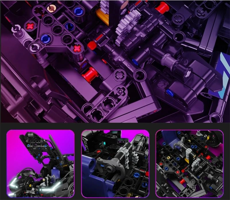 Super Sports Car Model Kit - 1149 pcs