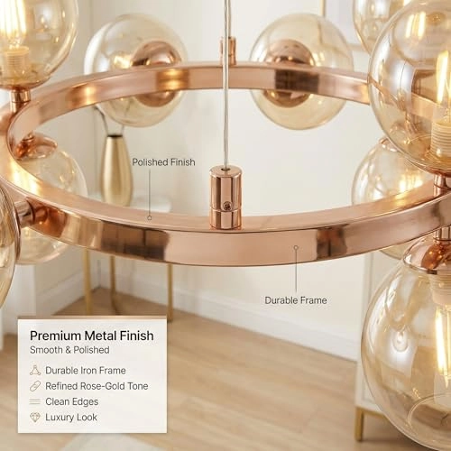 Bubble Glass Pendant Chandelier