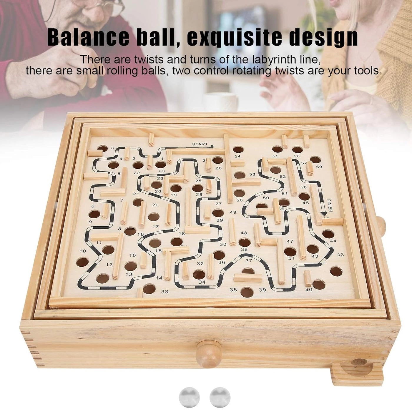 Wooden Labyrinth Puzzle