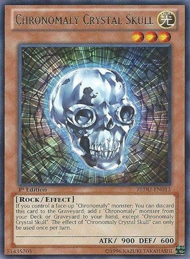 Yu-Gi-Oh! Chronomaly Crystal Skull REDU-EN013 - 1st Edition