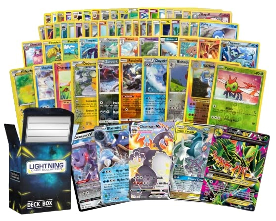 Pokémon 50 Cards Plus 1 Ultra Rare Legendary Card Bundle